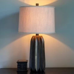 26.5" Acton Resin Table Lamp Brown - Decor Therapy -Desk Lamps sales shop unnamed file 2723