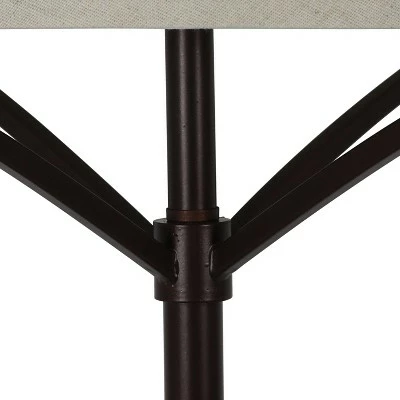 30" Ledger 4 Arm Table Lamp Painted Bronze - Decor Therapy 2 30" Ledger 4 Arm Table Lamp Painted Bronze - Decor Therapy - Image 2