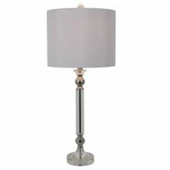 28.5" Rotunda Table Lamp Gold - Decor Therapy