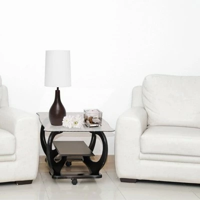 1 Light Restoration Tear Drop Table Lamp Espresso Brown - Simple Designs 3 1 Light Restoration Tear Drop Table Lamp Espresso Brown - Simple Designs - Image 3