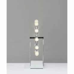 Small Coney Ferris Wheel Table Lamp (Includes LED Light Bulb) Chrome - Adesso -Desk Lamps sales shop unnamed file 2777