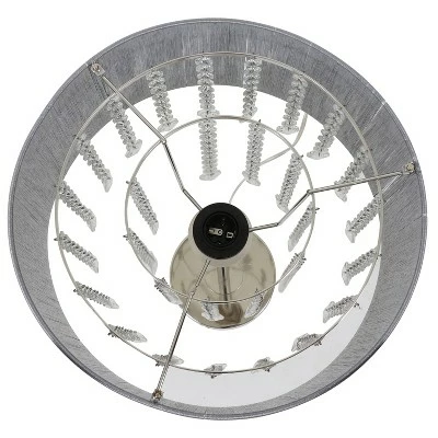 27" x 13" Penelope String Table Lamp Brushed Nickel - Decor Therapy 5 27" x 13" Penelope String Table Lamp Brushed Nickel - Decor Therapy - Image 5