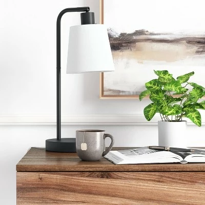 Shaded Arc Table Lamp - Project 62™ Nickel 2 Shaded Arc Table Lamp - Project 62™ Nickel - Image 2