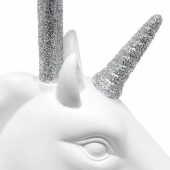 Sparkling Unicorn Table Lamp Silver/White - Simple Designs -Desk Lamps sales shop unnamed file 2813