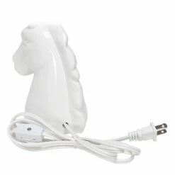 Sparkling Unicorn Table Lamp Silver/White - Simple Designs -Desk Lamps sales shop unnamed file 2815
