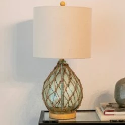 23" x 12" Rayna Rope Wrapped Table Lamp Blue - Decor Therapy 16 23" x 12" Rayna Rope Wrapped Table Lamp Blue - Decor Therapy -Desk Lamps sales shop unnamed file 2822