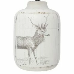 Rustic Deer Buck Nature Printed Ceramic Accent Table Lamp with Fabric Shade White - Simple Designs 9 Rustic Deer Buck Nature Printed Ceramic Accent Table Lamp with Fabric Shade White - Simple Designs -Desk Lamps sales shop unnamed file 2829