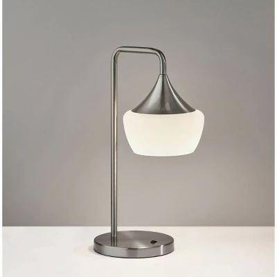 Eliza Table Lamp Silver - Adesso 1 Eliza Table Lamp Silver - Adesso