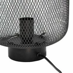 Metal Mesh Industrial Table Lamp Black - Simple Designs -Desk Lamps sales shop unnamed file 2839