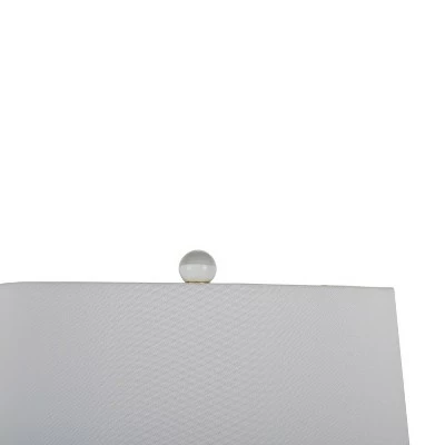 Art Glass Table Lamp with Crystal Base Blue Gradient - Decor Therapy 4 Art Glass Table Lamp with Crystal Base Blue Gradient - Decor Therapy - Image 4