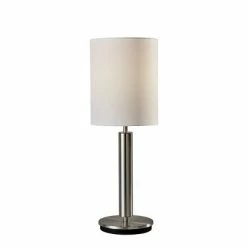 27" Hollywood Table Lamp Steel - Adesso
