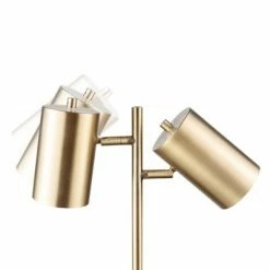 20" 2-Light Pratt Table Lamp with Shade Matte Brass - Globe Electric -Desk Lamps sales shop unnamed file 2929