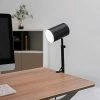 18" Adjustable Height Clamp Arm Pratt Table Lamp Matte Black - Globe Electric