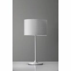 22.5" Oslo Collection Table Lamp White - Adesso