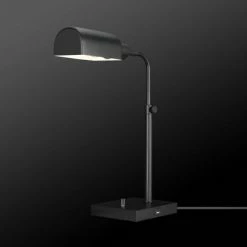 18" Adjustable Height Lucca Table Lamp Matte Black - Globe Electric -Desk Lamps sales shop unnamed file 2972