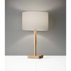 21" Ellis Table Lamp Tan - Adesso