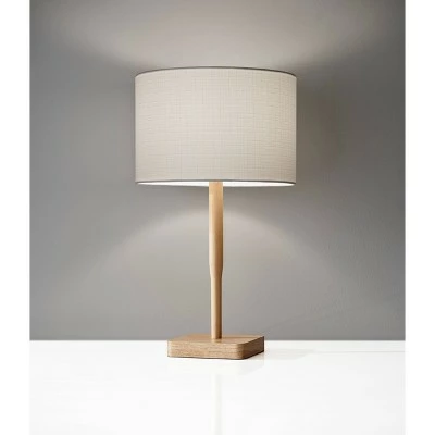 21" Ellis Table Lamp Tan - Adesso 1 21" Ellis Table Lamp Tan - Adesso