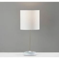 18.5" Mia Color Changing Table Lamp White - Adesso