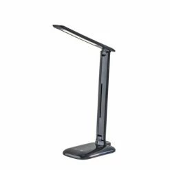 Dimmable Desk Lamp with Straight Neck (Includes LED Light Bulb) - Adesso Black -Desk Lamps sales shop unnamed file 3