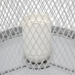 Mesh Cylindrical Steel Table Lamp Gray - Simple Designs -Desk Lamps sales shop unnamed file 3034