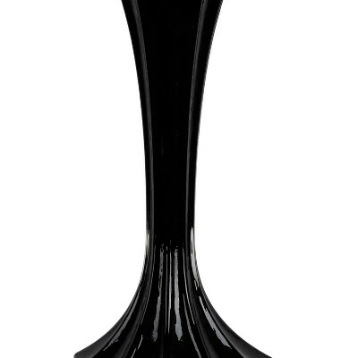 Glass Table Lamp Set with Brushed Steel Black - Decor Therapy 3 Glass Table Lamp Set with Brushed Steel Black - Decor Therapy - Image 3