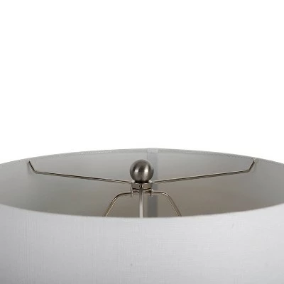 Glass Table Lamp Set with Brushed Steel Black - Decor Therapy 4 Glass Table Lamp Set with Brushed Steel Black - Decor Therapy - Image 4