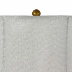 21" Strapped Steel Ball Table Lamp Antique Gold - Decor Therapy -Desk Lamps sales shop unnamed file 3055