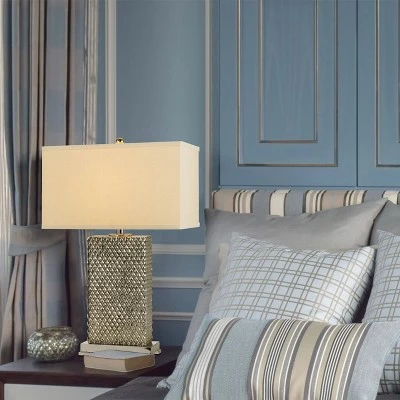 26.5" Tavros Ceramic Table Lamp - Cal Lighting 2 26.5" Tavros Ceramic Table Lamp - Cal Lighting - Image 2