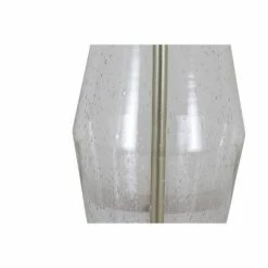 26.25" Glass and Metal Cadance Convex Table Lamp (Includes LED Light Bulb) Antique Brass - Decor Therapy -Desk Lamps sales shop unnamed file 3095