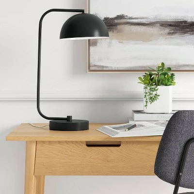 Valencia Desk Lamp (Includes LED Light Bulb) Black - Project 62™ 1 Valencia Desk Lamp (Includes LED Light Bulb) Black - Project 62™