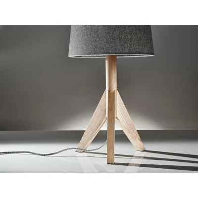 24.5" Eden Table Lamp Tan - Adesso 2 24.5" Eden Table Lamp Tan - Adesso - Image 2
