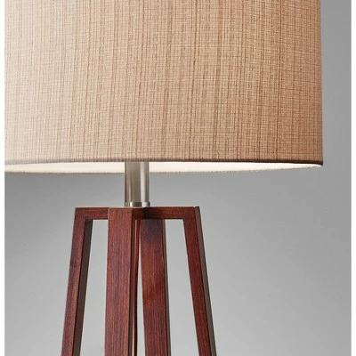 23.75" Quinn Table Lamp Brown - Adesso 2 23.75" Quinn Table Lamp Brown - Adesso - Image 2