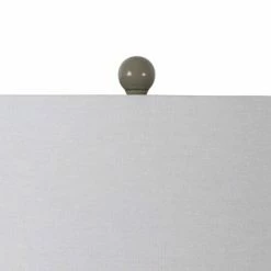 27" Patterned Ceramic Table Lamp Gray Glaze - Decor Therapy -Desk Lamps sales shop unnamed file 3140