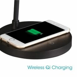 Shine Desk Lamp Wireless Charging (Includes LED Light Bulb) Black - OttLite -Desk Lamps sales shop unnamed file 320