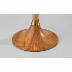 Rebecca Table Lamp Natural Rubberwood with Antique Brass Accent - Adesso -Desk Lamps sales shop unnamed file 3206