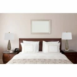 28.5" Metal Contemporary Pair of Table Lamp with Marble Base Distressed Silver - Cal Lighting -Desk Lamps sales shop unnamed file 3216