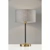 24" Bergen Collection Table Lamp Black - Adesso