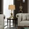 33.25" Drummond Antler Resin Table Lamp with Leatherette Shade - Cal Lighting