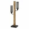 32" Wood/Metal Contemporary Table Lamp Light Oak - Cal Lighting