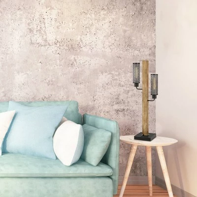 32" Wood/Metal Contemporary Table Lamp Light Oak - Cal Lighting 4 32" Wood/Metal Contemporary Table Lamp Light Oak - Cal Lighting - Image 4