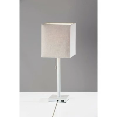 Estelle Table Lamp Matte White - Adesso 3 Estelle Table Lamp Matte White - Adesso - Image 3