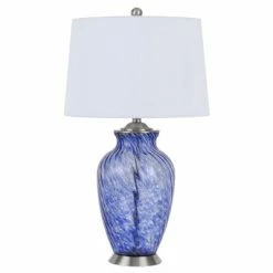 28" Glass Contemporary Table Lamp Blue - Cal Lighting 6 28" Glass Contemporary Table Lamp Blue - Cal Lighting -Desk Lamps sales shop unnamed file 3419