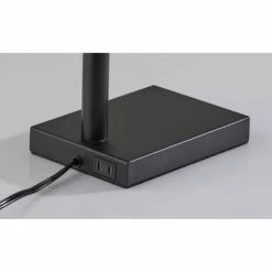 Flora Antique Brass Table Lamp Black - Adesso -Desk Lamps sales shop unnamed file 3425