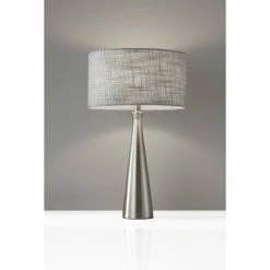 Linda Table Lamp Brushed Steel - Adesso -Desk Lamps sales shop unnamed file 3432