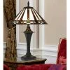 25" Tiffany Resin Table Lamp with Hand Cut Glass Shade - Cal Lighting