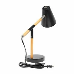 Wooden Pivot Desk Lamp Black - Simple Designs -Desk Lamps sales shop unnamed file 348