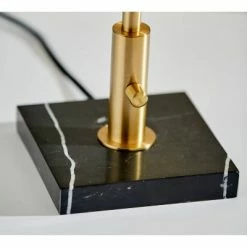 LED Doppler Table Lamp Antique Brass (Includes LED Light Bulb) - Adesso -Desk Lamps sales shop unnamed file 3496