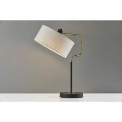 Jacob Table Lamp Black/Brass - Adesso -Desk Lamps sales shop unnamed file 3558
