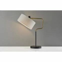 Jacob Table Lamp Black/Brass - Adesso -Desk Lamps sales shop unnamed file 3560