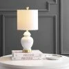 JONATHAN Y 20" Perry Ceramic/Metal Table Lamp White (Includes LED Light Bulb) - JONATHAN Y